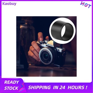 Kaobuy - tono de lente de cámara portátil, diseño Reversible LH-61D, plástico negro para Olympus ZUIKO