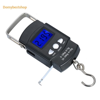 Domybestshop 50 kg báscula electrónica portátil LCD maleta de viaje balanza de pesca herramienta de pesaje (8)