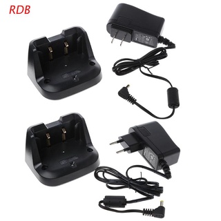 rdb us/ue plug cargador de batería base de carga rápida para yaesu ft-70d walkie talkie