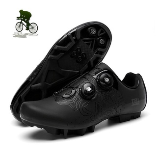 Al aire libre zapatos de ciclismo MTB zapatillas de deporte de los hombres de montaña autobloqueo zapatos de bicicleta de las mujeres al aire libre bicicleta de carretera zapatos de carreras de Cleat zapatos de tamaño 36-47 CtnR (1)