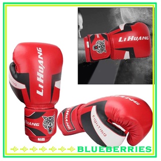 [Sport Fashion] guantes de boxeo de grado profesional para hombres y mujeres, Kickboxing Bagwork Sparring guantes de entrenamiento, estilo Muay Thai saco de boxeo (6)