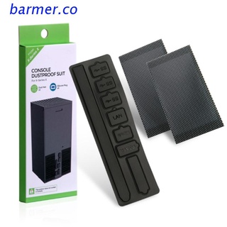 bar2 cubierta de polvo para x box series x consola, malla de suciedad enfriador filtro a prueba de polvo