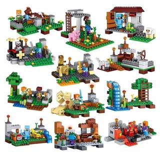 Oso de ventilador Bloques de construcción de Lego de juguete ensamblado mi mundo bloques de construcción de rompecabezas para niños de juguete para niños CDhi