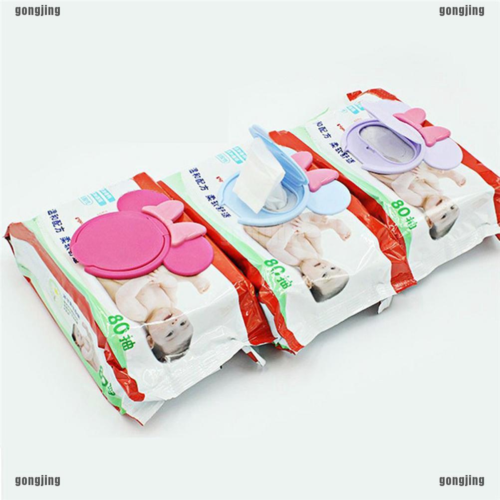 lindo reutilizable bebé toallitas de papel húmedo tapa caja de pañuelos de papel húmedo tapa accesorios