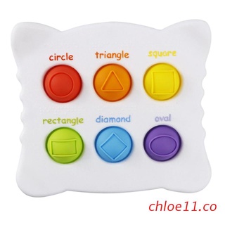 chloe11 ansiedad popping empuje burbuja junta forma cognición aprendizaje juguete novedad regalo suave fidget juguete interactivo para niños ansiedad