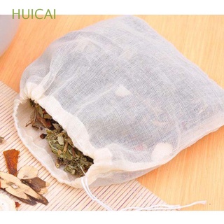 Huicai Filtros De algodón con cordón reutilizable De 25x20cm hierbas