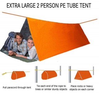 ANJIAA 240x150cm Waterproof Sleeping Bag PE Sun Protection Tool Emergency Tent Accessories Portable Keep Warm Outdoor Camping Hiking Survival/Multicolor (4)