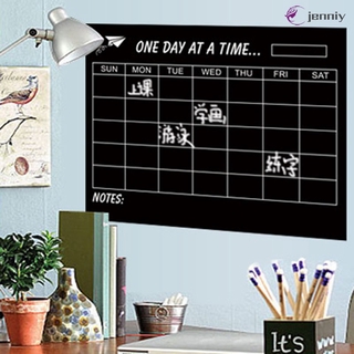 Adhesivo de pared semanal Plan con 4 pzas calcomanía de calendario extraíble para oficina en casa/escuela (5)