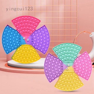 yingcui123 pnirya big pop juego de mesa de juguete colorido tablero empuje burbuja onda dispositivo fidget padre-hijo tiempo sensorial juguete