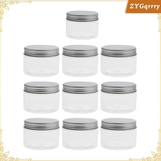 10 Packs Cream Moisturizer Emulsion Beads Herbs Sugar Scrubs Jars Cases
