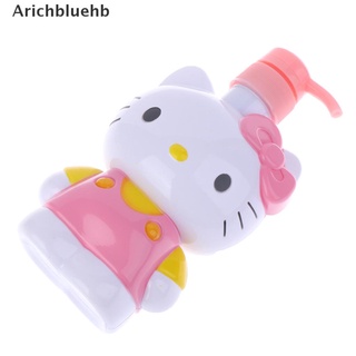(arichbluehb) hello kitty gel de ducha prensa botella de gel de ducha recargable botellas de almacenamiento de baño en venta
