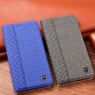 Business Cloth Leather Case for iPhone 13 Pro Max 13 Mini Flip Protective Cover