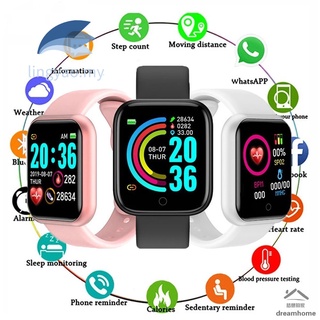 Reloj inteligente y68 para reloj deportivo/presión arterial/frecuencia cardiaca/Fitness/banda inteligente