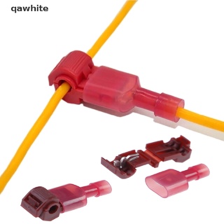 qawhite 30pcs conectores de cable de alambre terminales crimpado empalme rápido 0,5 mm-6 mm kit de herramientas co