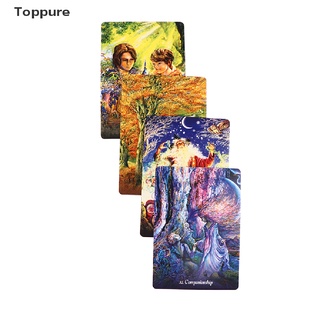 [Toppure] 1Box Gratitude Oracle Cards Tarot Card Prophecy Divination Deck Party Board Game . (6)
