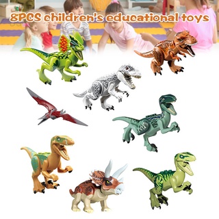 Dinosaurios De Jurassic Park World Mini Figura De Película Bloques De Construcción Conjuntos Minifiguras Ladrillo Para Niños