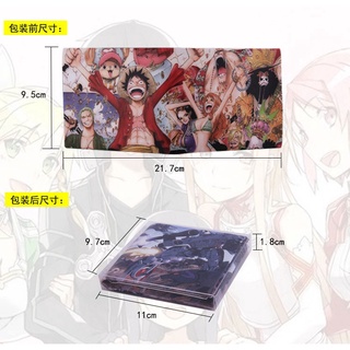 Listo Stock Narut/One Piece/Dragon Ball/Conan/Transformers/Avengerso-Anime lona carteras hombres mujeres Mi ú do bolsos monederos carteras (30 estilos) (4)