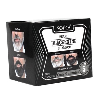 barba colorear oscurecimiento tinte champú color gradualmente bigote (15o (5)