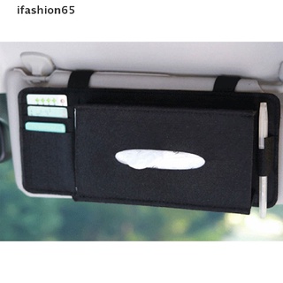 ifashion65 universal coche visera de pañuelos caja de pañuelos auto accesorios organizador titular caso de papel co
