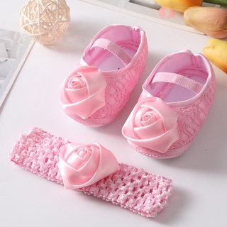 2 pzas Set De zapatos De Princesa De moño para niñas/niños/zapatos De Princesa/zapatos De flores/flores/niños/niños/niños/zapatos para caminar (3)