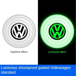 （10pcs）para volkswagen puerta del coche luminoso amortiguador amortiguador junta de amortiguador a prueba de sonido y a prueba de golpes almohadilla universal de goma de silicona anti-anormal ruido antivibración almohadilla (1)