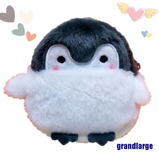Lindo pingüino de felpa Mini cartera suave positiva energía pingüino felpa monedero