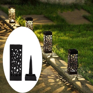 [withb] luces de jardín solares led para patio patio y jardín decoración de diseño hueco.