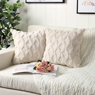 BLUMING Living Room Pillowcase Sofa Pillow Shell Cushion Cover Seat Plush Bedroom Velvet Soft Decorative Throw Pillow