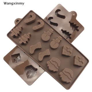 [wangxinmy] bandeja de silicona para galletas de chocolate para hornear cubos de hielo molde de gelatina de caramelo venta caliente