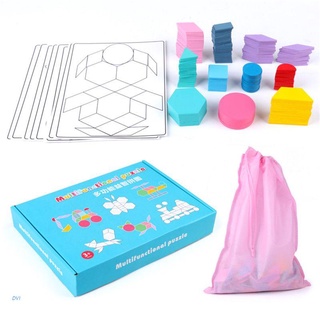 dvi 180pcs madera rompecabezas tablero conjunto colorido bebé montessori juguetes educativos para niños aprendizaje desarrollo juguete