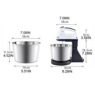 Wer EU Plug eléctrico mezclador de alimentos 7 velocidades ajustable masa batidora batidora de huevo crema automática mezcla de escritorio batidor para el hogar (2)
