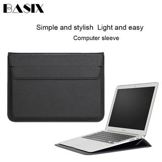 Sleeve Protector PU Laptop Bag For Macbook Air 13 Pro Retina 12 13 15 Laptop Case For Macbook new Air 13 A1932 Stand Cover