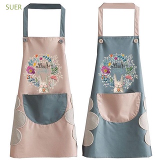 SUER Useful Kitchen Aprons Oil-Proof Baking Accessories Bib Wipeable Waterproof Oxford Cloth Household Home Cleaning Tool
