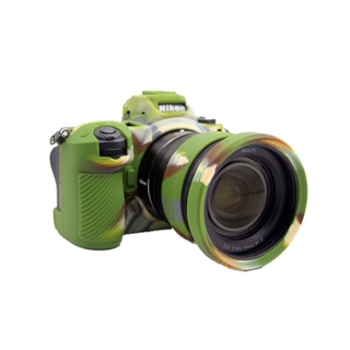 Carcasa de silicona + anillos de lente para Nikon Z7 II Z6 II Z5 + 24-70 mm F4/24-50 mm F4- (6)