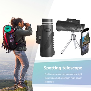 ready mini telescopio monocular 40x60 hd de visión nocturna para caza al aire libre camping