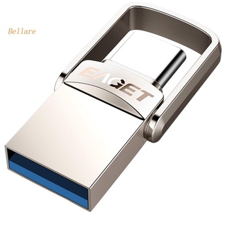 (Ready-BEL) EAGET CU20 Metal USB 3.0 Flash Drive Memory Stick OTG tipo C Mini Pen Drive