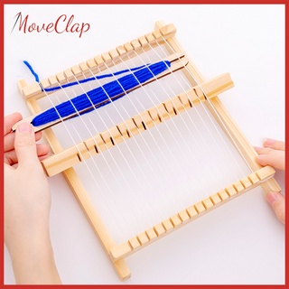 [precio De actividad] mesa de madera tejiendo telar herramientas conjunto para niños juguetes educativos tejer telar