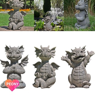 Dragón dragón estatua De imitación Para decoración De jardín exterior