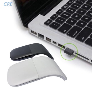 Cre Ghz - ratón óptico para apuntar, plegable, táctil, inalámbrico, diseño ergonómico, Mini ratones para Notebook, tableta
