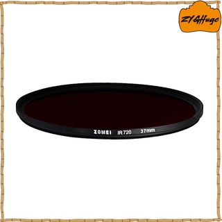 77 mm 720 mm infrarrojo cristal óptico ir filtro circular para cámara