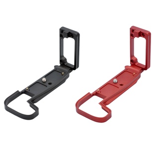 Quick Release L Plate Holder Hand Grip Tripod Bracket for Canon,Red