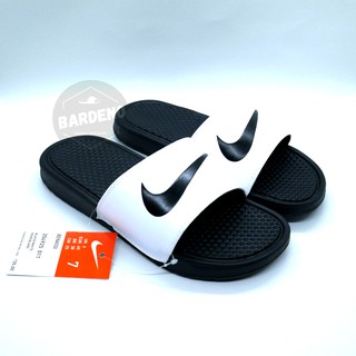 Nike Benassi Upper blanco Swoosh sandalias/sandalias SLop/sandalias de hombre