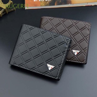 AUGERI1 Mini Coin Purse PU Leather Card Case Short Wallet Gift Money clip Men Trifold Multi Card Pockets Slim Card Holder/Multicolor