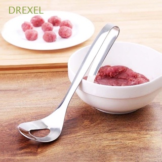 DREXEL Creative Meat Grinders Handle Kitchen Tools Meatball Maker Making Spoon Stainless Steel Spoon Handheld Home Mold Cooking Tools/Multicolor (1)