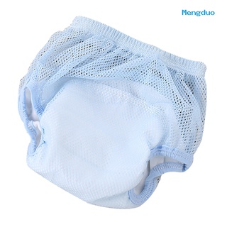 Ptp_ pañal De algodón respirable impermeable con malla Para bebés (9)