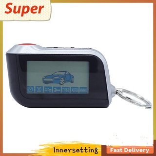 Inn*A93 llavero Fob LCD mando a distancia dos vías coche vehículos sistemas de alarma (1)