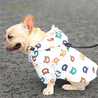 cappucci schnauzer perro impermeable bichon productos para mascotas ropa de perro galés corgi ropa impermeable francés bulldog cachorro abrigo caniche chaqueta de lluvia