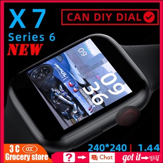 Reloj Inteligente Iwo X7 serie 5 Bluetooth llamada ritmo cardiaco Rastreador De ejercicios Pk T500 Ft50 Para Apple Iphone Android