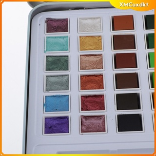 36/48 colores acuarela caja set con bolígrafo para dibujar pintura arte