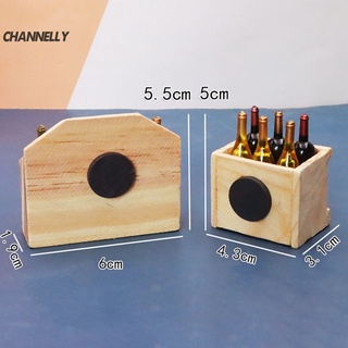 Channelly con imanes Mini gabinete de vino decoración accesorios Mini gabinete de vino caja fuerte para nevera (5)